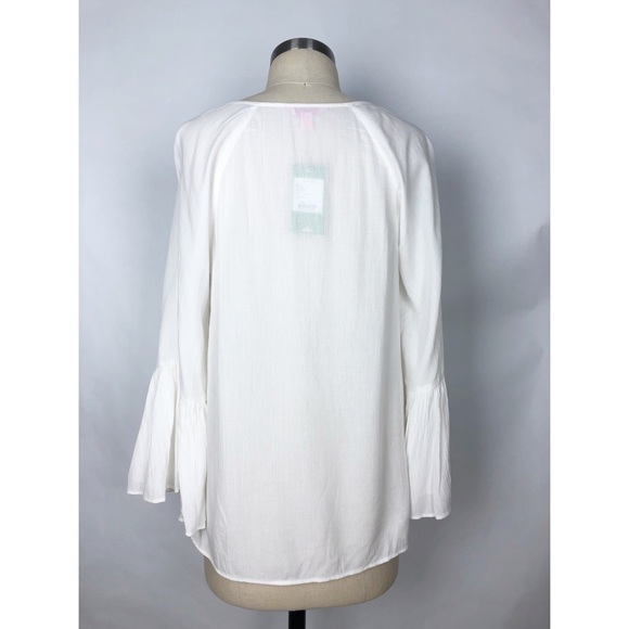• Lilly Pulitzer Shandy Top in Resort White/NWT - Picture 4 of 8